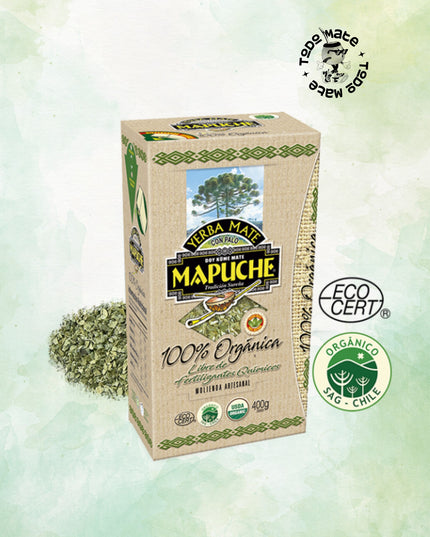 YERBA MATE MAPUCHE 100% ORGÁNICA CON PALO