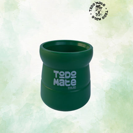 MATE VERDE PLÁSTICO CON BOMBILLA