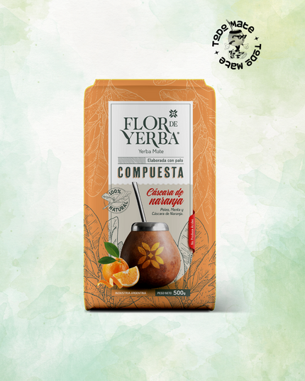 FLOR DE YERBA -CÁSCARAS DE NARANJA
