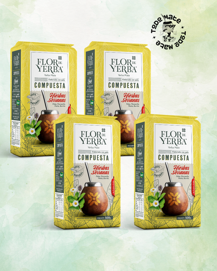 Pack x 4 Flor de Yerba Hierbas Serranas