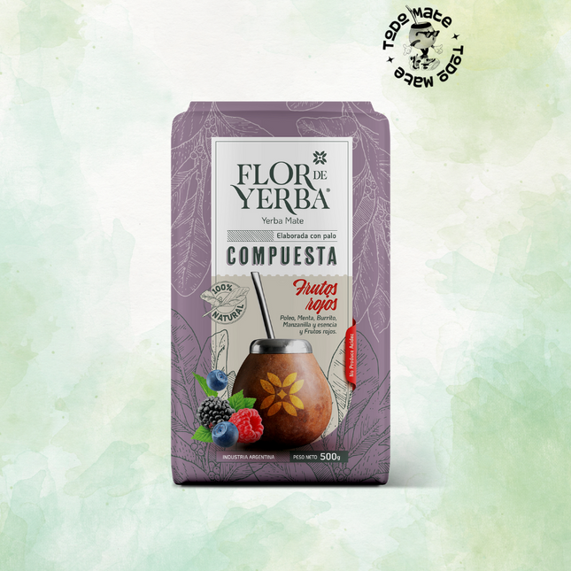 Pack Flor de Yerba Frutos Rojos x4 (500 g c/u) - vista 2