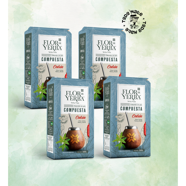 Pack Flor de Yerba Cedrón x4 (500 g c/u) - vista principal