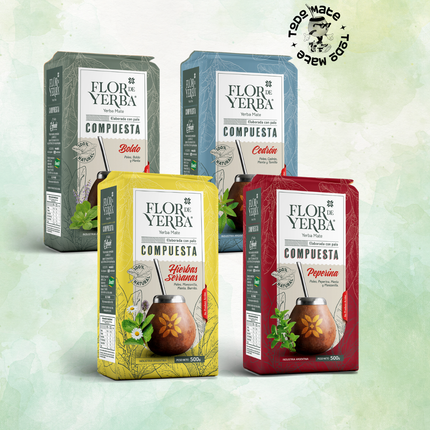 Pack Flor de Yerba Mix Herbal x4 (500 g c/u) - vista principal