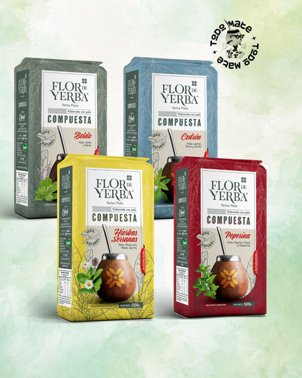 Pack Flor de Yerba Mix Herbal x4 (500 g c/u) - vista principal