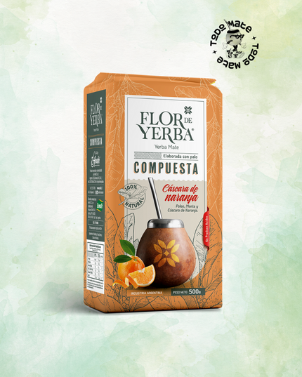 FLOR DE YERBA -CÁSCARAS DE NARANJA