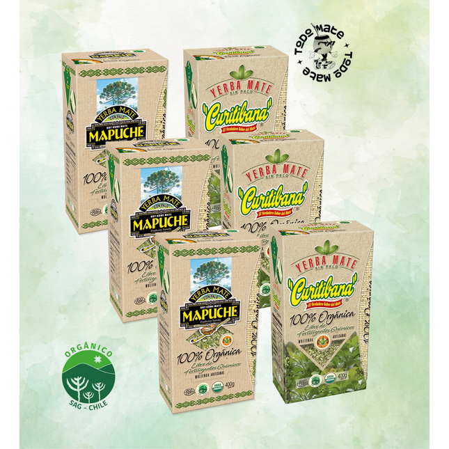 Pack 100% Orgánicas x6 (400 g c/u)